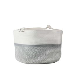 Intirilife Panier De Rangement Flexible En Corde De Coton Pour Plantes De 55 X 35 Cm Pour L'organisation Et La Propreté