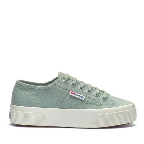 Superga - Chaussures À Semelles Compensées - Adulte - 40 Fr - Gris Silex / Ivoire