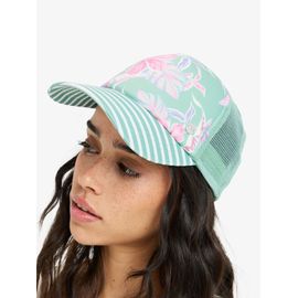 Hibiscus Island - Casquette Trucker Pour Femme - Vert -