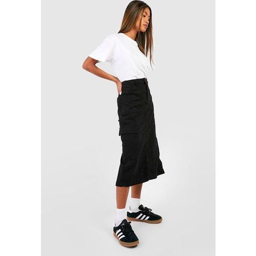 Jupe Cargo En Jean - Noir - S