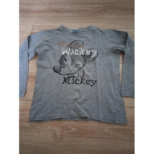 Tee Shirt Manches Longues Mickey Disney T 8 Ans