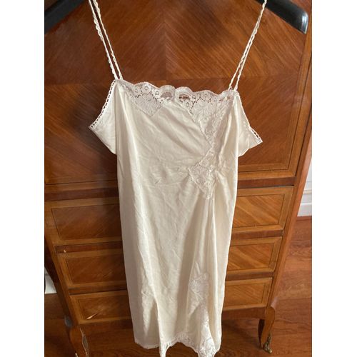 Nuisette Ivoire Dentelle Vintage T40