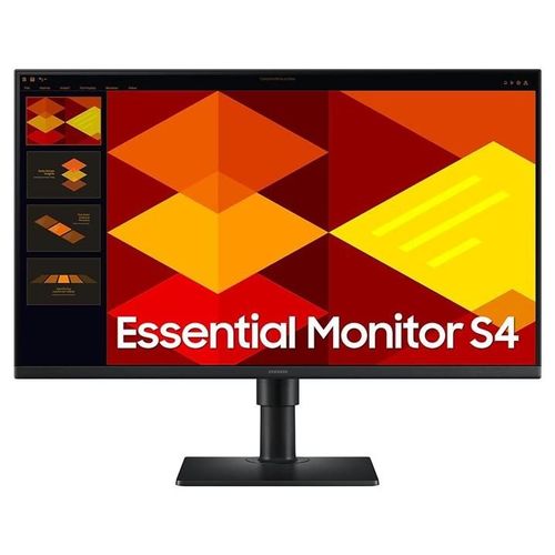 Samsung Essential S4 S27D402GAU - S40GD Series - écran LED - 27" - 1920 x 1080 Full HD (1080p) @ 100 Hz - IPS - 250 cd/m² - 1000:1 - 5 ms - 2xHDMI, DisplayPort - noir