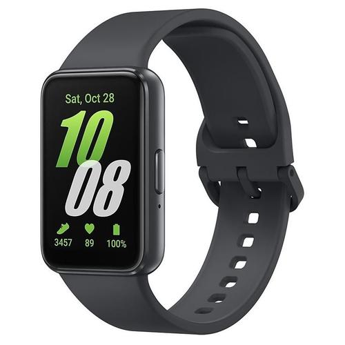 Samsung Galaxy Fit3 - Tracker D'activités Avec Bracelet - Affichage 1.6" - 256 Mo - Bluetooth - 36.8 G - Gris