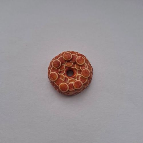 Fève Couronne Porcelaine Picard Série 2025 Marron Étoilé