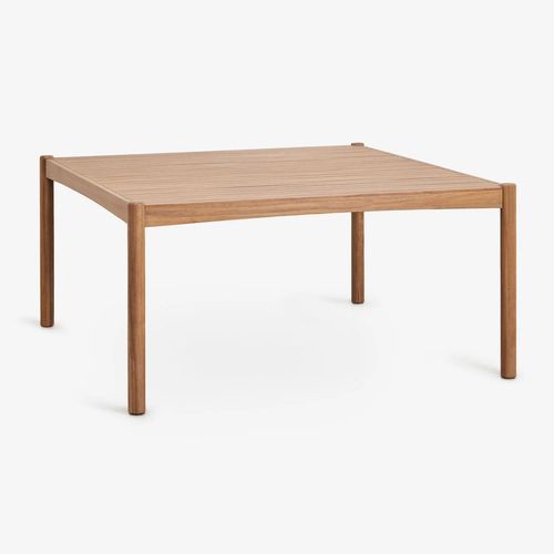 Table De Jardin Carrée 150x150 Cm En Bois D'acacia Aderyn Brun Acacia