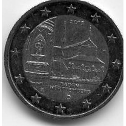 Allemagne 2 Euros 2013 Commémorative Atelier F Baden Wurttemberg