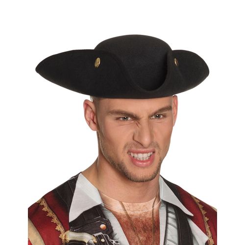 Tricorne Noir Adulte Taille Unique