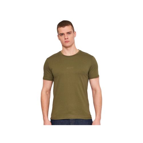T Shirt Guess Classic Homme Bleu