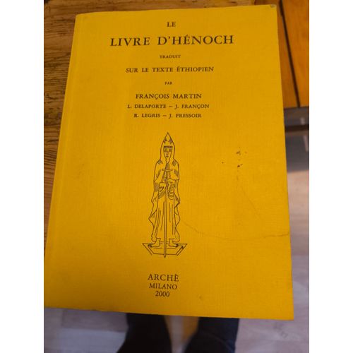 Livre D'hénoc, Traduit Sur Le Texte Éthiopien