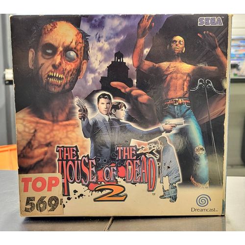 The House Of The Dead 2 Dreamcast Pack Jeu +Gun