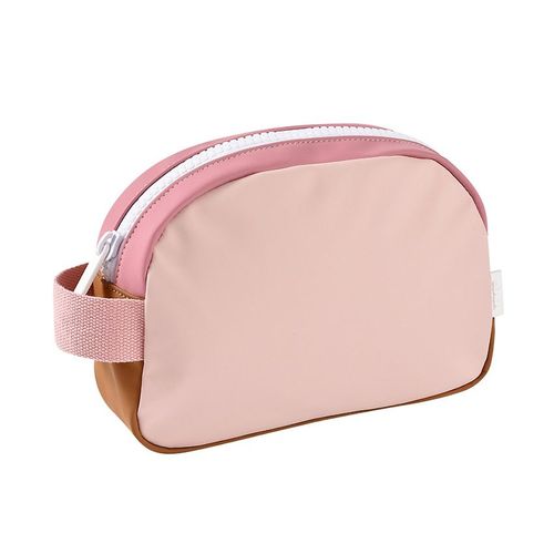 Trousse De Toilette Effet Gomme Faro Dusty Pink - Rose