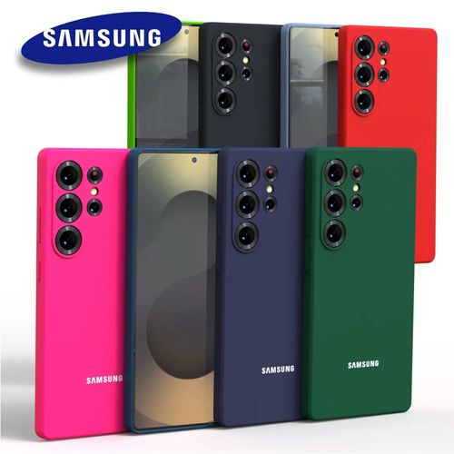 Samsung Coque Silicone Couleur Pour Galaxy, Couleur: Au Choix, Smartphone: Galaxy S25