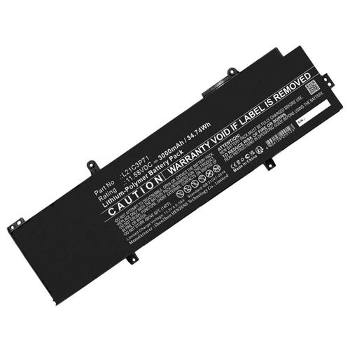DLH - Batterie de portable (équivalent à : Lenovo L21C3P71, Lenovo L21C4P71, Lenovo L21D3P71, Lenovo L21D4P71, Lenovo L21L3P71, Lenovo L21L4P71, Lenovo L21M3P71, Lenovo L21M4P71, Lenovo L21M4P72...