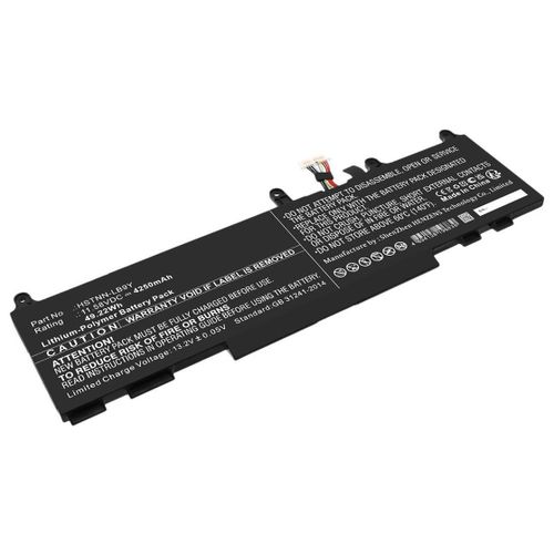 DLH - Batterie de portable (équivalent à : HP HSTNNLB8W, HP HSTNN-OB2J, HP WP03XL, HP M73466005, HP M64305-421) - lithium-polymère - 4250 mAh - 50 Wh - pour HP Elite x360; EliteBook 840 G11, 84X...