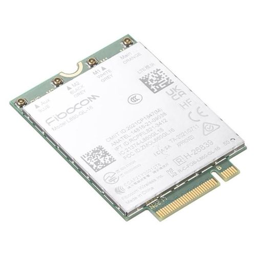 Fibocom L860-GL-16 - Modem cellulaire sans fil - 4G LTE - M.2 Card - pour ThinkPad P16s Gen 1 21BT, 21BU, 21CK, 21CL; T16 Gen 1 21BV, 21BW, 21CH, 21CJ