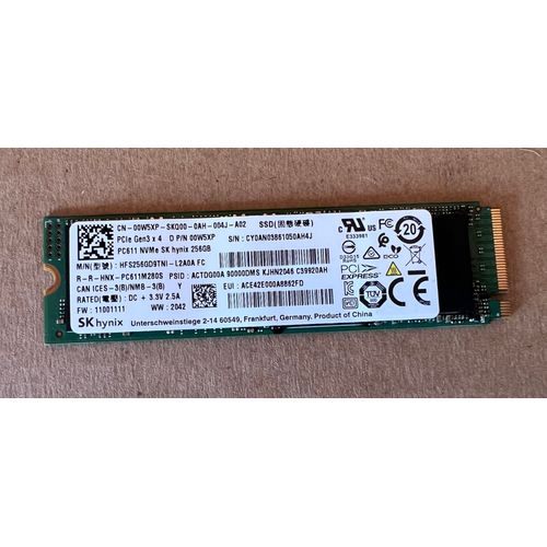 SSD M.2 SK Hynix 256 Go HFS256GD9TNI