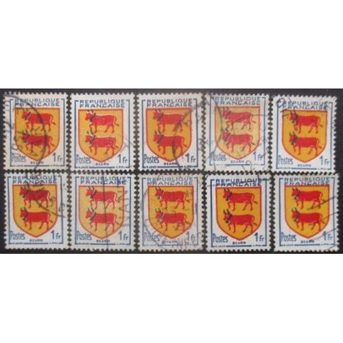 France N°901 X 10 Oblitéré