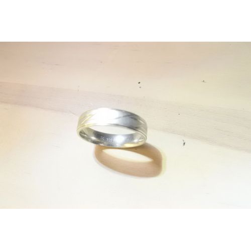Bague Alliance Argent Homme