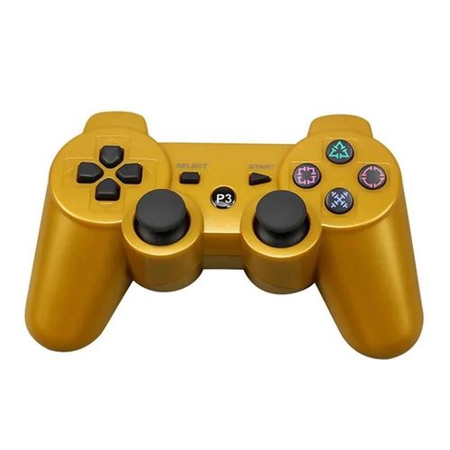 Manette Bluetooth Sans Fil Pour Sony Ps3, Manette De Jeu, Manette De Jeu Play Station 3, Poignée À Distance Pour Sony Playstation 3-Gold