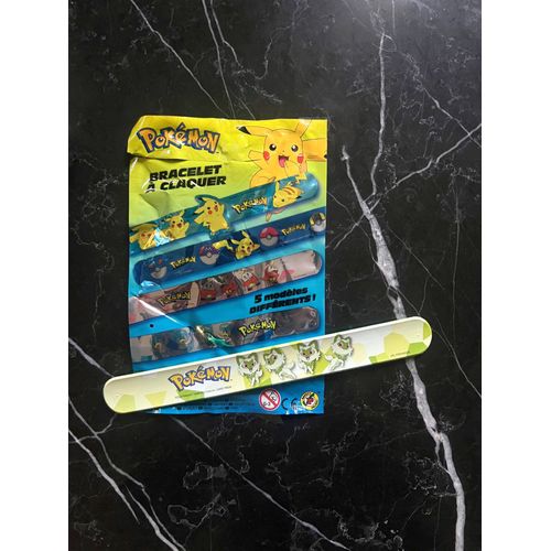Bracelet À Claquer Métallique Pokemon Poussacha