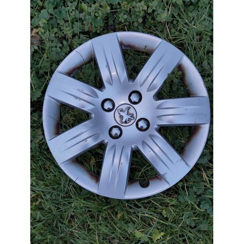 Enjoliveur De Roue De Voiture Automobile Peugeot 16" 16 Pouces B9-Pgt-A-16" 9819m Ind 1 Pa66-Md15 Spa X62 4104 Silver Argent Abs