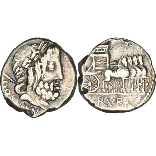 Rome - Republique - Denier - Rubria - Jupiter / Quadrige - 87 Bc - Rrc.348/1 - 24-416