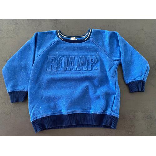 Sweat Bleu « Roaar » Esprit 4/5 Ans