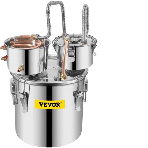 Distillateur D'alcool, Capacité De 9,6 Gallons, Refroidissement Rapide, Acier Inoxydable