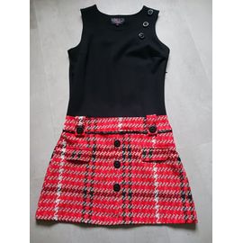 Robe Noire Et Orange Et Rouge Taille S Little Miss Captain Neuve