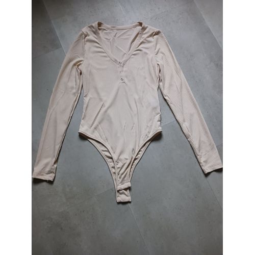 Body Crème Côtelé Fluide Taille M Shein Neuf