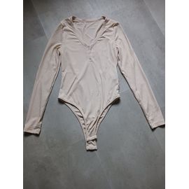 Body Crème Côtelé Fluide Taille M Shein Neuf
