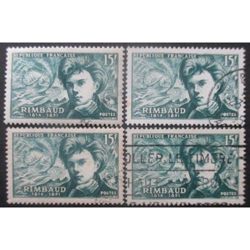 France N°910 X 4 Oblitéré