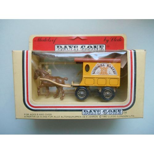 Days Gone Lledo Véhicule Cheval Et Charrette Windmill Bakery Et Figurines 1984