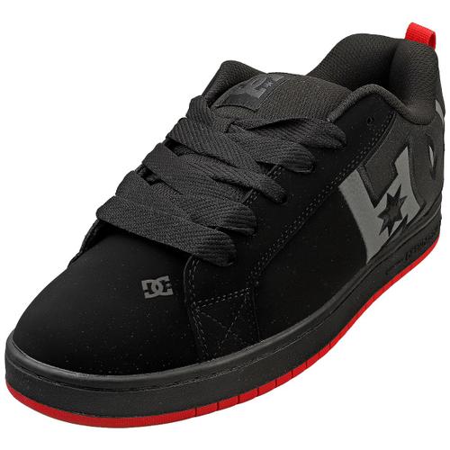 Dc Shoes Court Graphik Sq Noir Rouge Hommes