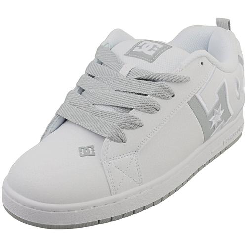 Dc Shoes Court Graphik Sq Blanches Et Grises