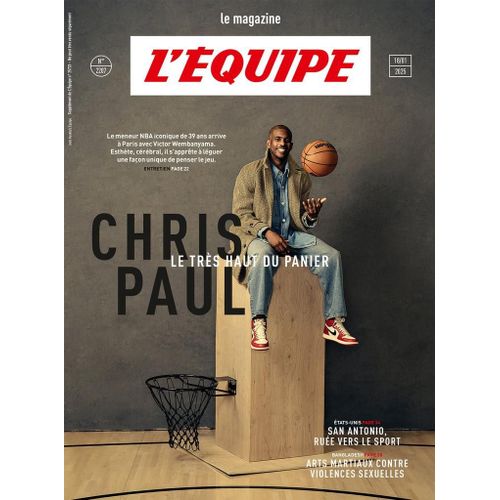 L'équipe Le Magazine 2207 "Chris Paul Le Trés Haut Du Panier" 18/01/2025