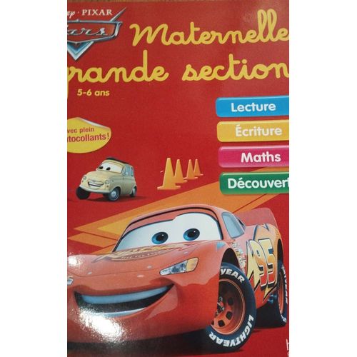 Livret Disney Pixar Cars Maternelle Grande Section 5 6 Ans Lecture Écriture Maths Découverte Hachette Éducation