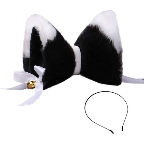 Doeheah Oreille De Chat Serre Tete Chat Bandeau Accessoires Cheveux De Déguisement Pour Femmes Filles Fête Halloween Anniversaire Cosplay[Ped0304817]