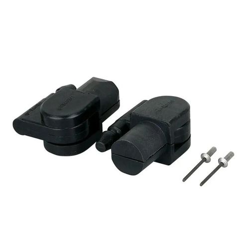 Wentex Pipe & Drape kit adaptateur pour support de rideau (rond), noir