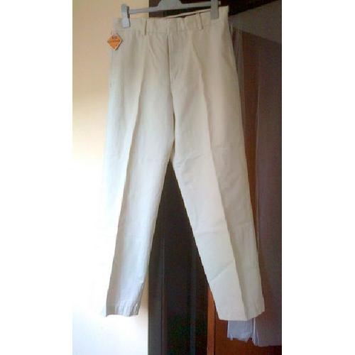 Pantalon Beige Ou Écru, Marque : Dockers, Neuf Et Étiqueté, T. M (41 Cm À La Taille)