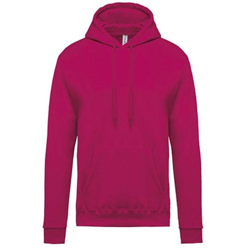 Sweat-Shirt À Capuche - Unisexe - K476 - Rose Fuchsia