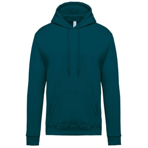 Sweat-Shirt À Capuche - Unisexe - K476 - Vert Émeraude