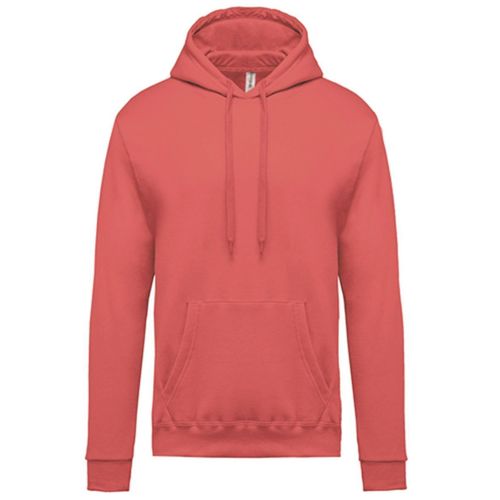 Sweat-Shirt À Capuche - Unisexe - K476 - Orange Corail