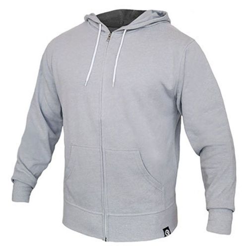Veste Sweat Zippée À Capuche - Femme - Fl421 - Gris Chiné