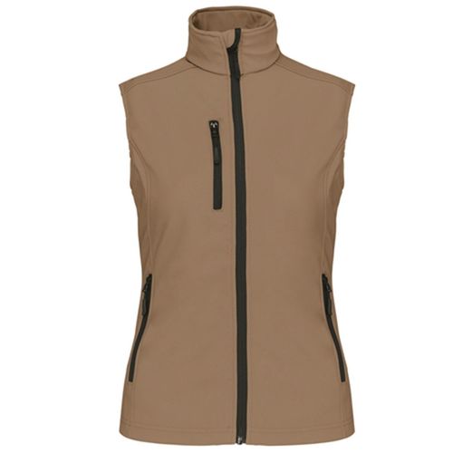 Bodywarmer Softshell - Gilet Sans Manches - K404 - Beige Camel - Femme