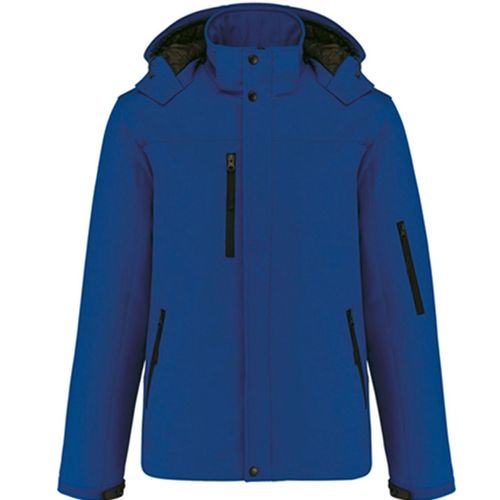 Parka Softshell Matelassée À Capuche - K650 - Homme - Bleu Roi