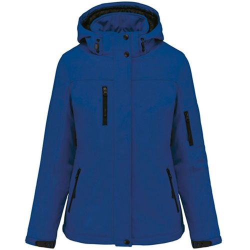 Parka Softshell Matelassée À Capuche - K651 - Femme - Bleu Roi Foncé