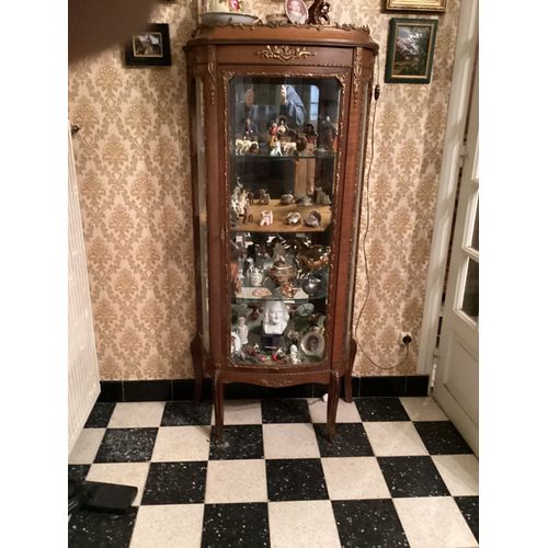 Vitrine Verre Bombe Bronze
