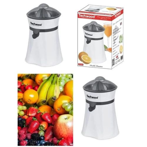 Presse Fruits blanc 20W Démarrage automatique Capacite 1L Pieds anti-derapants